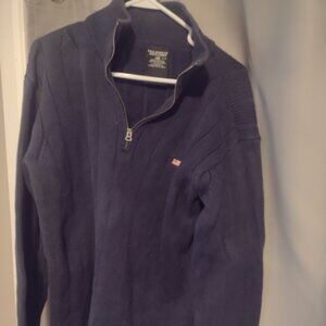 Polo Ralph Lauren quarter zip knitted sweater navy
